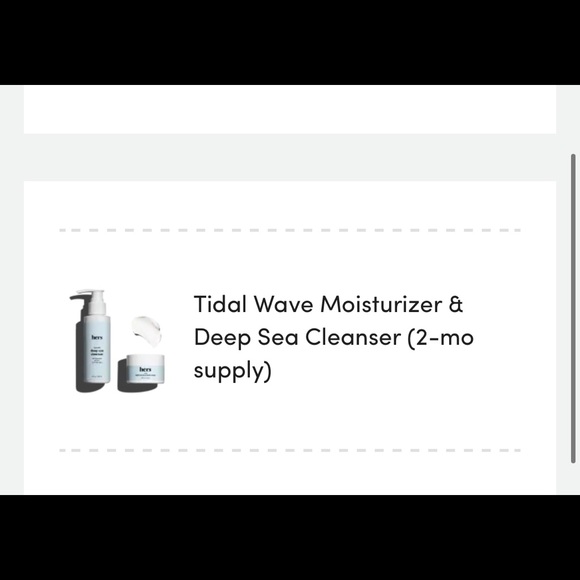 Hers Tidal Wave Cleanser and Deep Sea Moisturizer - Picture 4 of 4